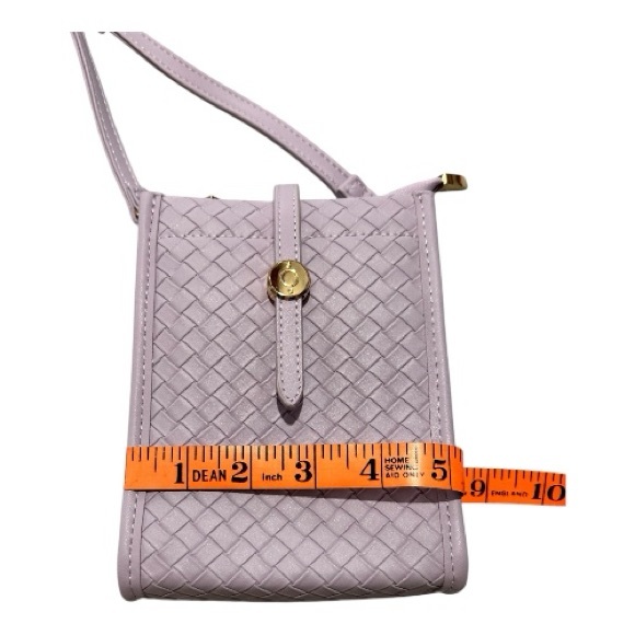 Filly Flair Woven Vegan Leather Parker Crossbody•Lavender•Spring NWOT Easter - Picture 6 of 8
